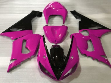 2005-2006 Gloss Pink & Black Kawasaki ZX6R Motorcycle Fairing UK