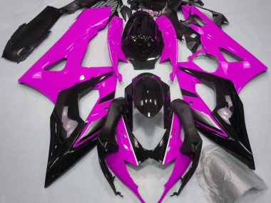 2005-2006 Gloss Pink and Black Suzuki GSXR 1000 Motorcycle Fairing UK