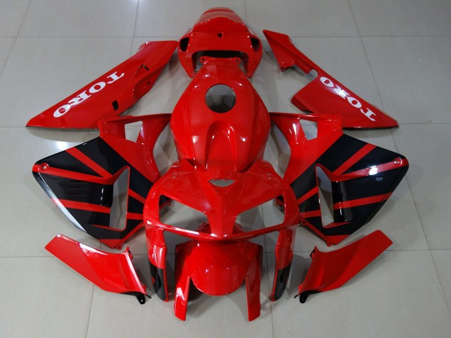 2005-2006 Gloss Red Honda CBR600RR Motorcycle Fairing UK 2005-2006 Gloss Red Honda CBR600RR Motorcycle Fairing UK