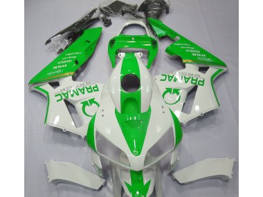 2005-2006 Light Green and White Pramac Honda CBR600RR Motorcycle Fairing UK