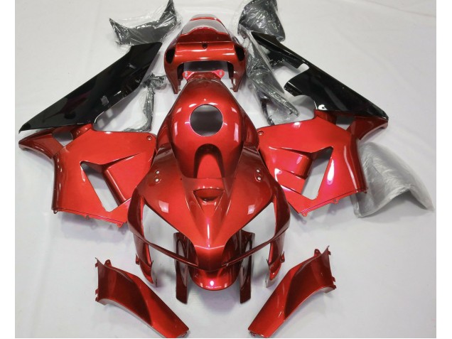 2005-2006 Red CBR Style Honda CBR600RR Motorcycle Fairing UK 2005-2006 Red CBR Style Honda CBR600RR Motorcycle Fairing UK