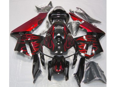2005-2006 Red Flame Honda CBR600RR Motorcycle Fairing UK