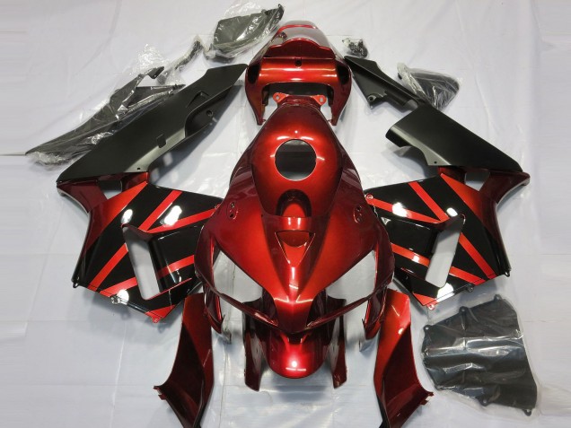 2005-2006 Red & Gloss Black Design Honda CBR600RR Motorcycle Fairing UK 2005-2006 Red & Gloss Black Design Honda CBR600RR Motorcycle Fairing UK