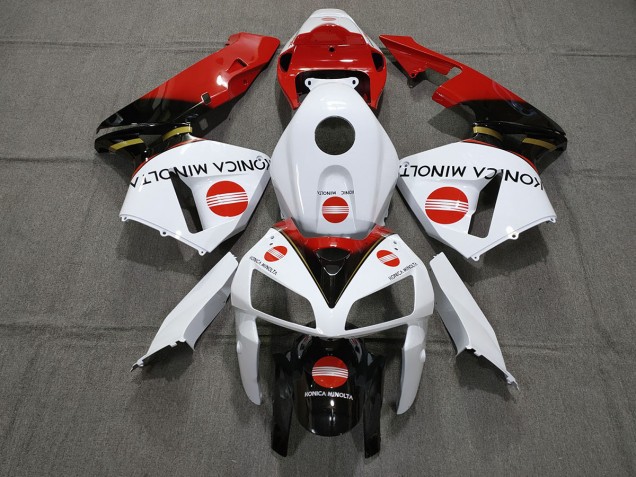 2005-2006 Red KM Honda CBR600RR Motorcycle Fairing UK 2005-2006 Red KM Honda CBR600RR Motorcycle Fairing UK