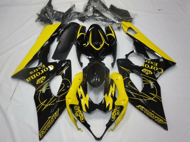 2005-2006 Yellow Corona Suzuki GSXR 1000 Motorcycle Fairing UK 2005-2006 Yellow Corona Suzuki GSXR 1000 Motorcycle Fairing UK