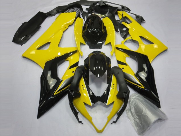 2005-2006 Yellow and Black Suzuki GSXR 1000 Motorcycle Fairing UK 2005-2006 Yellow and Black Suzuki GSXR 1000 Motorcycle Fairing UK