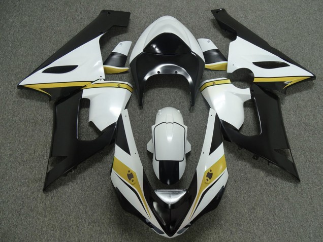 2005-2006 Yellow white and Black Kawasaki ZX6R Motorcycle Fairing UK 2005-2006 Yellow white and Black Kawasaki ZX6R Motorcycle Fairing UK