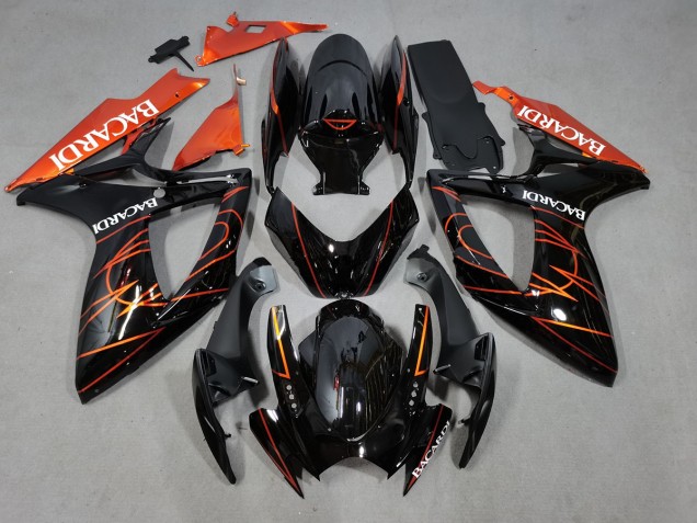 2006-2007 Bacardi Suzuki GSXR 600-750 Motorcycle Fairing UK 2006-2007 Bacardi Suzuki GSXR 600-750 Motorcycle Fairing UK