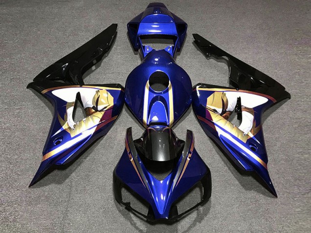 2006-2007 Blue & Gold Honda CBR1000RR Motorcycle Fairing UK 2006-2007 Blue & Gold Honda CBR1000RR Motorcycle Fairing UK