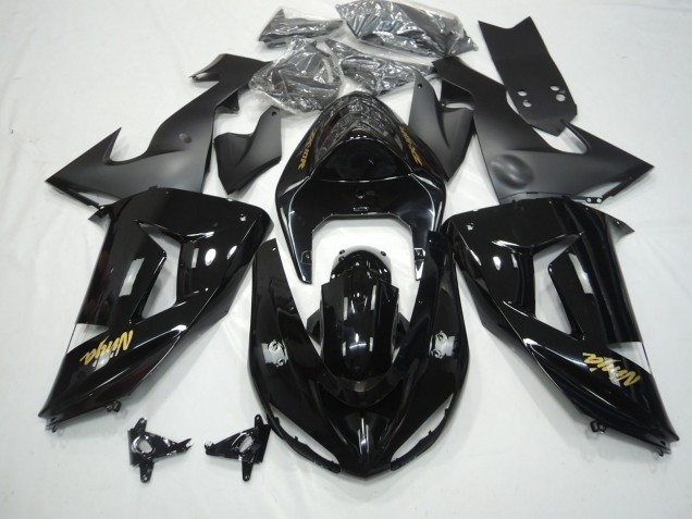 2006-2007 Gloss Black Kawasaki ZX10R Motorcycle Fairing UK 2006-2007 Gloss Black Kawasaki ZX10R Motorcycle Fairing UK