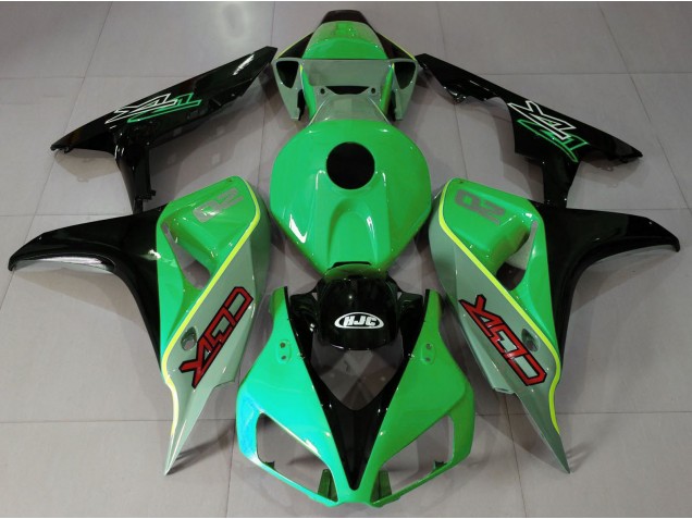 2006-2007 Gloss Green and Black CBR Style Honda CBR1000RR Motorcycle Fairing UK 2006-2007 Gloss Green and Black CBR Style Honda CBR1000RR Motorcycle Fairing UK