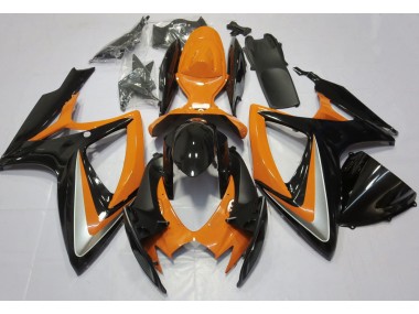 2006-2007 Gloss Orange Debadged Suzuki GSXR 600-750 Motorcycle Fairing UK