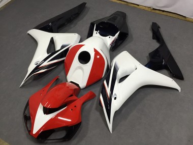 2006-2007 Gloss Red and White Honda CBR1000RR Motorcycle Fairing UK