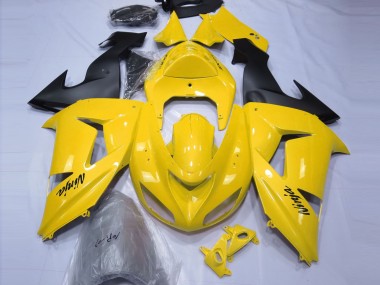2006-2007 Gloss Yellow Kawasaki ZX10R Motorcycle Fairing UK