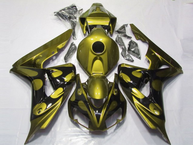 2006-2007 Gloss Yellow and Black Honda CBR1000RR Motorcycle Fairing UK 2006-2007 Gloss Yellow and Black Honda CBR1000RR Motorcycle Fairing UK
