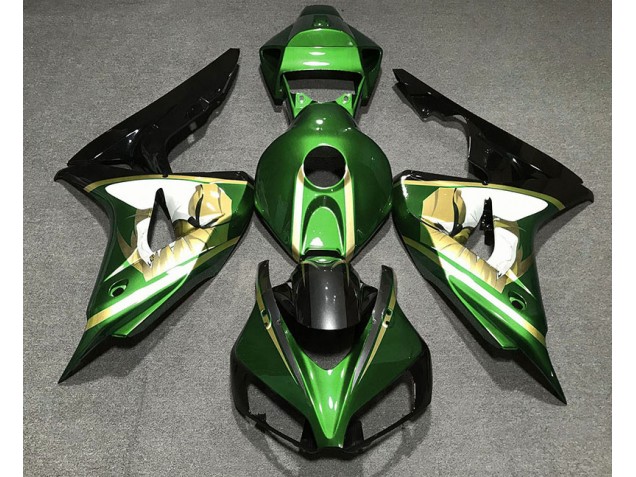2006-2007 Green & Gold Honda CBR1000RR Motorcycle Fairing UK 2006-2007 Green & Gold Honda CBR1000RR Motorcycle Fairing UK