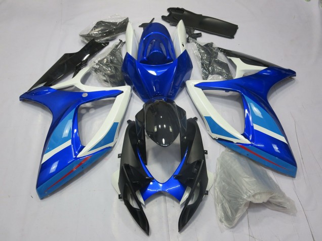 2006-2007 Light and Dark Blue Suzuki GSXR 600-750 Motorcycle Fairing UK 2006-2007 Light and Dark Blue Suzuki GSXR 600-750 Motorcycle Fairing UK