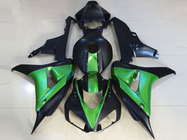 2006-2007 Matte Black & Green Honda CBR1000RR Motorcycle Fairing UK 2006-2007 Matte Black & Green Honda CBR1000RR Motorcycle Fairing UK