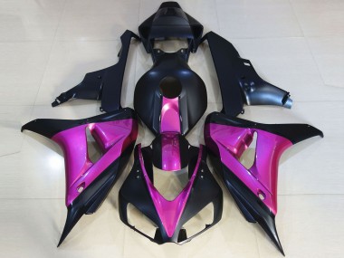 2006-2007 Matte Black & Pink Honda CBR1000RR Motorcycle Fairing UK
