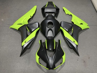 2006-2007 Matte Gray Black and Green Honda CBR1000RR Motorcycle Fairing UK