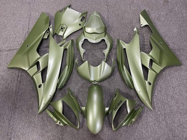2006-2007 Matte Green Yamaha R6 Motorcycle Fairing UK