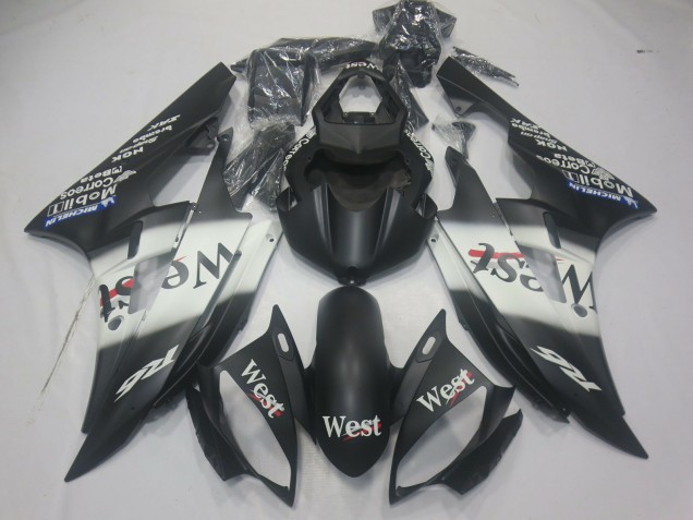 2006-2007 Matte West Yamaha R6 Motorcycle Fairing UK 2006-2007 Matte West Yamaha R6 Motorcycle Fairing UK