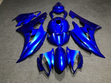 2006-2007 Metallic Blue Plain Yamaha R6 Motorcycle Fairing UK