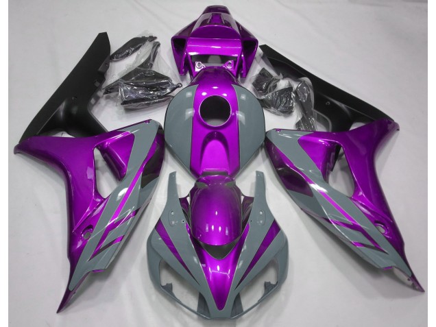 2006-2007 Nardo Grey and Purple Honda CBR1000RR Motorcycle Fairing UK 2006-2007 Nardo Grey and Purple Honda CBR1000RR Motorcycle Fairing UK