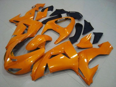 2006-2007 Orange Plain Kawasaki ZX10R Motorcycle Fairing UK