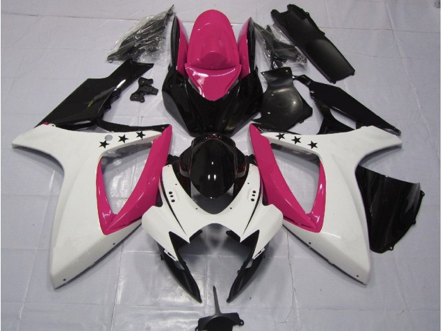 2006-2007 Pink Star Suzuki GSXR 600-750 Motorcycle Fairing UK 2006-2007 Pink Star Suzuki GSXR 600-750 Motorcycle Fairing UK