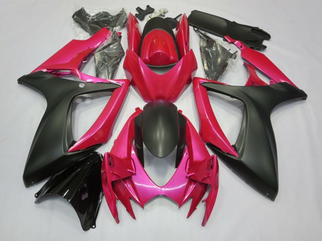 2006-2007 Pink and Matte Suzuki GSXR 600-750 Motorcycle Fairing UK 2006-2007 Pink and Matte Suzuki GSXR 600-750 Motorcycle Fairing UK