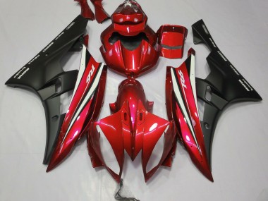 2006-2007 Red Black and White Yamaha R6 Motorcycle Fairing UK