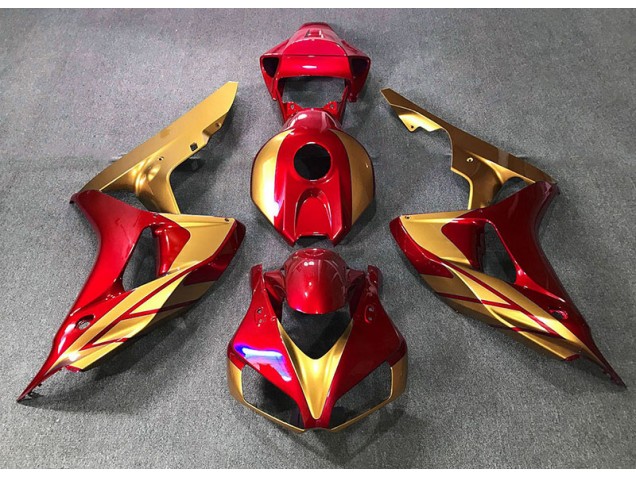 2006-2007 Red & Gold Honda CBR1000RR Motorcycle Fairing UK 2006-2007 Red & Gold Honda CBR1000RR Motorcycle Fairing UK