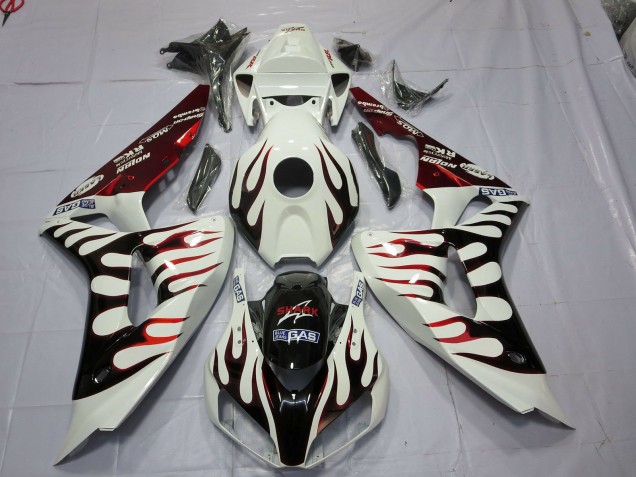 2006-2007 Red and Black Flame Honda CBR1000RR Motorcycle Fairing UK 2006-2007 Red and Black Flame Honda CBR1000RR Motorcycle Fairing UK