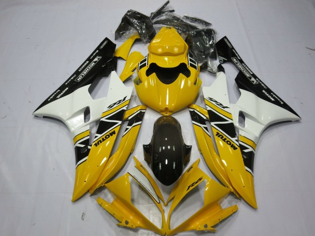 2006-2007 Yellow Motul OEM Style Yamaha R6 Motorcycle Fairing UK 2006-2007 Yellow Motul OEM Style Yamaha R6 Motorcycle Fairing UK