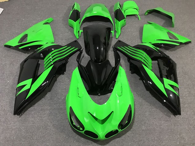 2006-2011 Bright Green Kawasaki ZX14R Motorcycle Fairing UK 2006-2011 Bright Green Kawasaki ZX14R Motorcycle Fairing UK