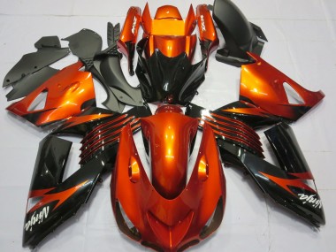 2006-2011 Green Black Kawasaki ZX14R Motorcycle Fairing UK