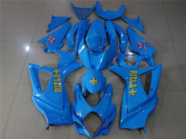 2007-2008 Blue Rizzla- GSXR 1000 07-08 Suzuki GSXR 1000 Motorcycle Fairing UK 2007-2008 Blue Rizzla- GSXR 1000 07-08 Suzuki GSXR 1000 Motorcycle Fairing UK