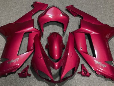2007-2008 Candy Red Kawasaki ZX6R Motorcycle Fairing UK