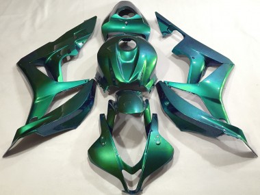 2007-2008 Emerald Green Plain Honda CBR600RR Motorcycle Fairing UK