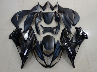 2007-2008 Gloss Black 636 Kawasaki ZX6R Motorcycle Fairing UK
