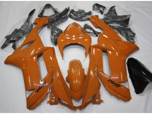 2007-2008 Gloss Orange Kawasaki ZX6R Motorcycle Fairing UK 2007-2008 Gloss Orange Kawasaki ZX6R Motorcycle Fairing UK