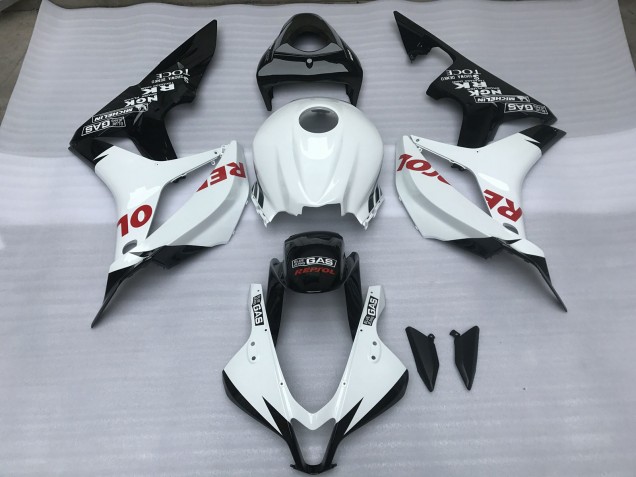 2007-2008 Gloss White & Red Repsol Honda CBR600RR Motorcycle Fairing UK 2007-2008 Gloss White & Red Repsol Honda CBR600RR Motorcycle Fairing UK