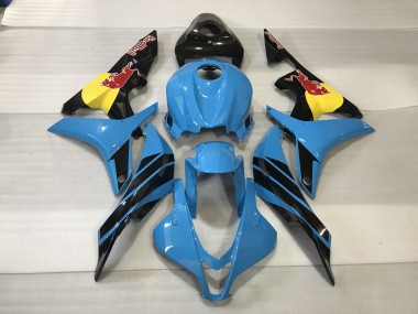 2007-2008 Light Blue Red Bull Honda CBR600RR Motorcycle Fairing UK