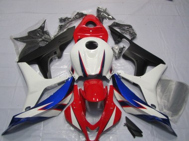 2007-2008 OEM White Red Blue Style Design Honda CBR600RR Motorcycle Fairing UK