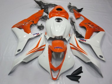 2007-2008 Orange and White HRC- CBR600RR 07-08 Honda CBR600RR Motorcycle Fairing UK