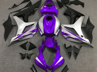 2007-2008 Purple and Silver OEM Style Honda CBR600RR Motorcycle Fairing UK