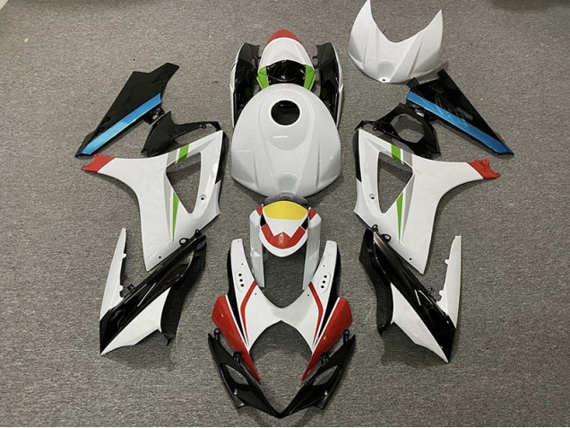 2007-2008 Race Colors 1 Suzuki GSXR 1000 Motorcycle Fairing UK 2007-2008 Race Colors 1 Suzuki GSXR 1000 Motorcycle Fairing UK