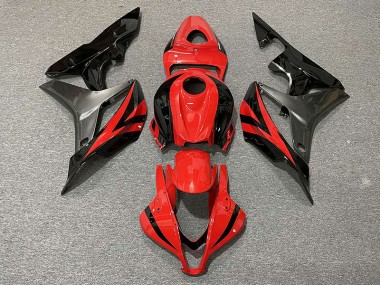 2007-2008 Red OEM Style & Grey Honda CBR600RR Motorcycle Fairing UK