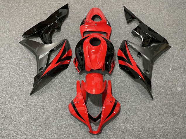 2007-2008 Red OEM Style & Grey Honda CBR600RR Motorcycle Fairing UK 2007-2008 Red OEM Style & Grey Honda CBR600RR Motorcycle Fairing UK